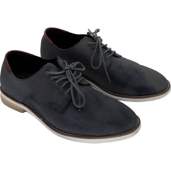 Calvin Klein Adeso Derby Lace-Up Shoes Dark Gray Men US 10 M EU 43 - Picture 4 of 6